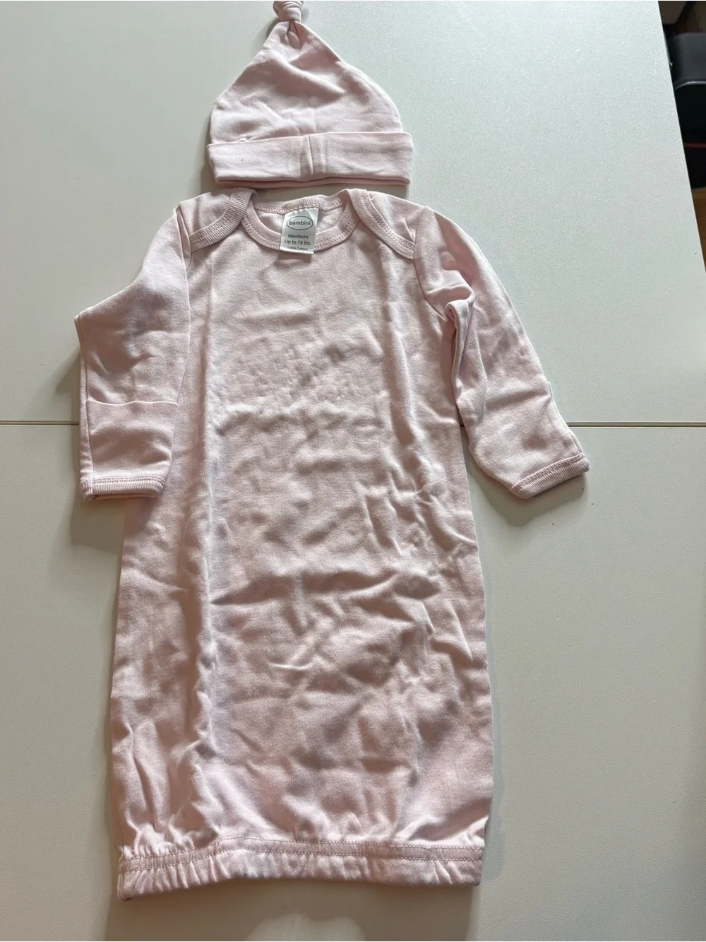 Pink Newborn Baby Pajama Set with Unicorn Bib & Plush Comforter